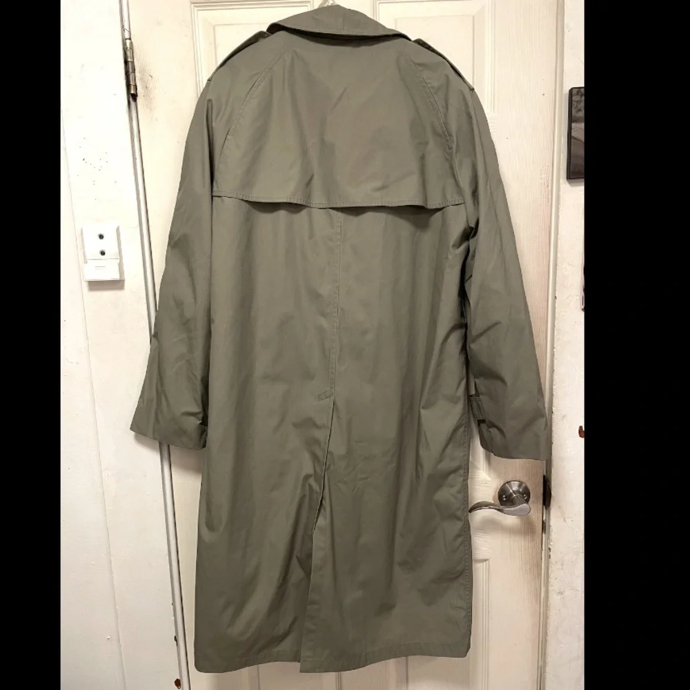 Military DSCP Valor Collection Mens Coat All-Weather Trench Coat Khaki Size 40 R